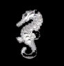 Diamond Chrome Sea Horse
